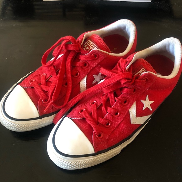 vintage red converse